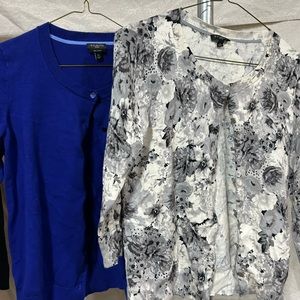 Two women’s Talbots Small cardigans.